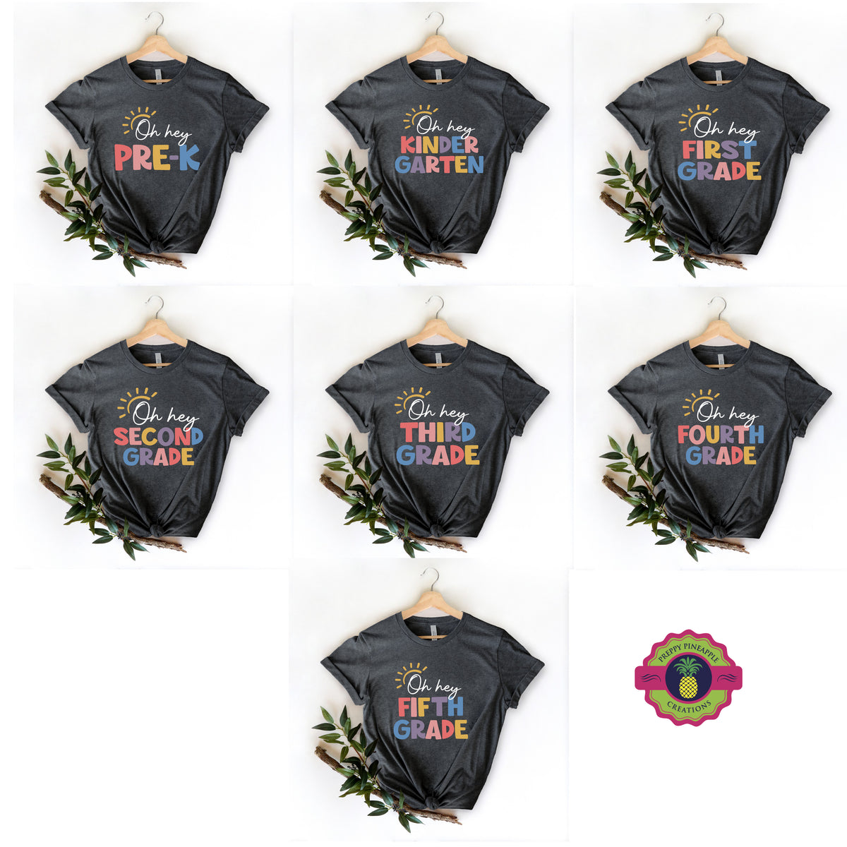 Hello from Sunny Cleveland - Toddler Crew T Shirt, Tee, T-Shirt T-Shirt Ash / 3T