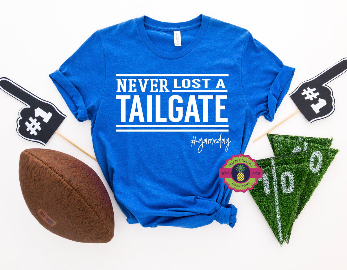 Top tailgate tour 2023 never lost a tailgate shirt - Limotees