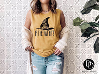 IF THE HAT FITS MUSTARD TEE