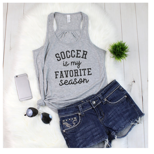 SOCCER is my favorite season TANK (sport can be changed)